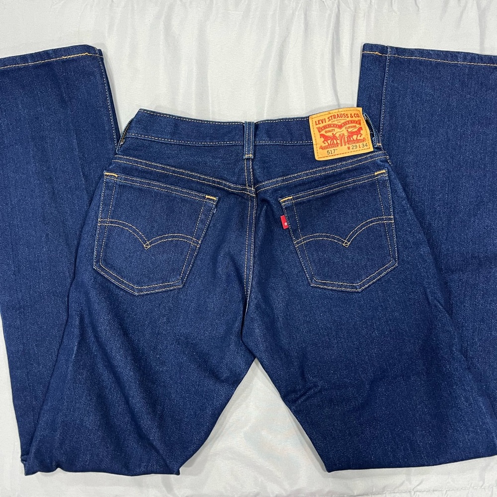 NWOT Mens Levi’s 517 Bootcut Jeans W29 L34